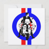 invitation d'anniversaire de Scooter Boy sur mesur (Dos)