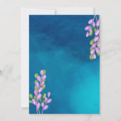 Invitation d'anniversaire de Seahorse (Dos)