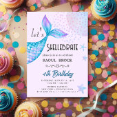 Invitation d'anniversaire de Shellebrate
