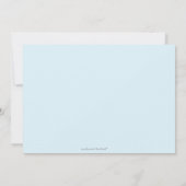 Invitation d'anniversaire de signe de grenouille (Dos)