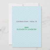 Invitation d'anniversaire de singe (Dos)