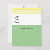 Invitation d'anniversaire de singe idiot (Dos)