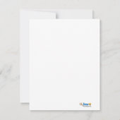 Invitation d'anniversaire de singe jumeau (Invitat (Dos)