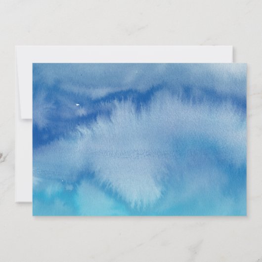 Invitation d'anniversaire de Sirène (Dos)