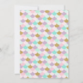 Invitation d'anniversaire de Sirène (Dos)