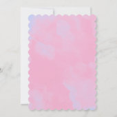 Invitation d'anniversaire de Sirène (Dos)