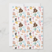 Invitation d'anniversaire de Sirène (Dos)