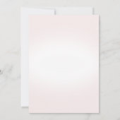 Invitation d'anniversaire de Sirène en rose (Dos)