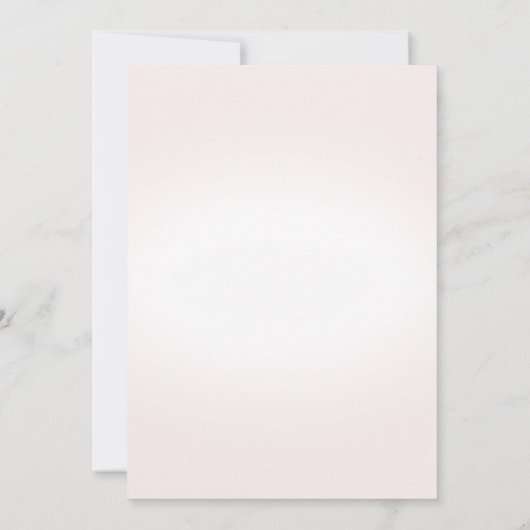 Invitation d'anniversaire de Sirène en rose (Dos)