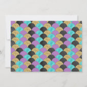 Invitation D'Anniversaire De Sirène Et De Pirate (Dos)