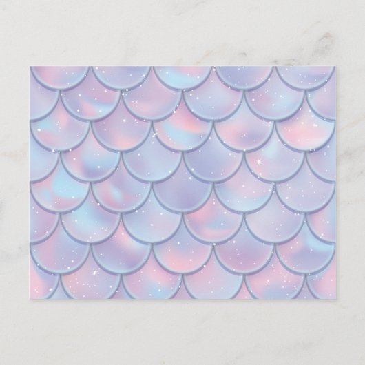 Invitation d'anniversaire de sirène sous la mer (Dos)