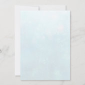 Invitation d'anniversaire de sirène, sous la sirèn (Dos)