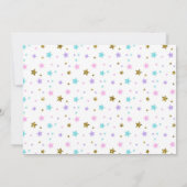 Invitation d'anniversaire de soirée pyjama Slothic (Dos)