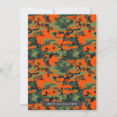 Invitation d'anniversaire de soldats de l'armée ca (Dos)