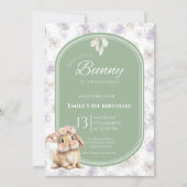 Invitation d'anniversaire de Some Bunny Lapin 1er (Devant)