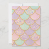 Invitation d'anniversaire de Splish Splash Sirène (Dos)