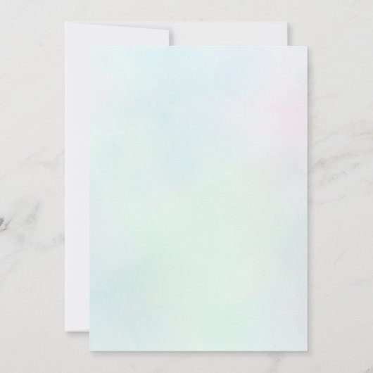 Invitation d'anniversaire de Splish Splash Sirène (Dos)