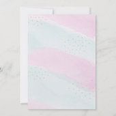 Invitation d'anniversaire de Splish Splash Sirène (Dos)