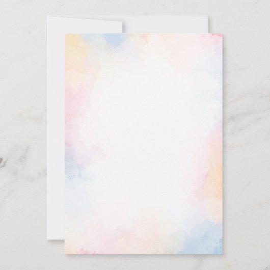 Invitation d'anniversaire de Splish Splash Sirène (Dos)