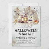 Invitation d'anniversaire de Spooktacular Kids Hal (Devant)