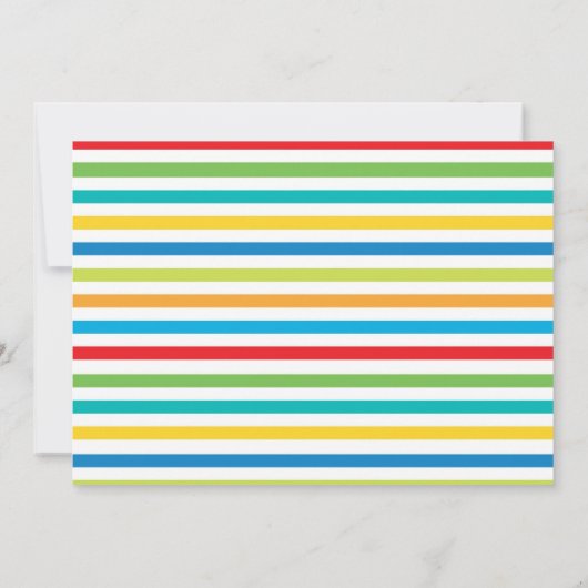 Invitation d'anniversaire de sport (Dos)