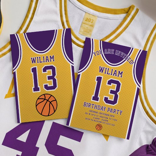 Invitation d'anniversaire de sport