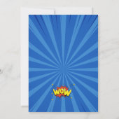 Invitation d'anniversaire de super-héros | Fête de (Dos)
