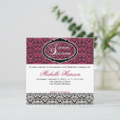 Invitation d'anniversaire de sweet sixteen (Debout devant)