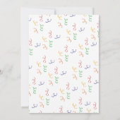 Invitation d'anniversaire de Taco (Dos)