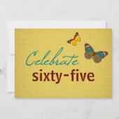 Invitation d'anniversaire de talon haut de (Dos)