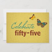 Invitation d'anniversaire de talon haut de (Dos)