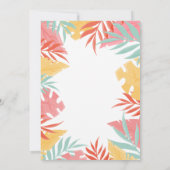 Invitation d'anniversaire de Toucan Frères Soeurs (Dos)