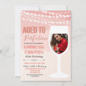 INVITATION D'ANNIVERSAIRE DE TOUT ÂGE - Vieilli à (Devant)