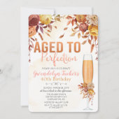 INVITATION D'ANNIVERSAIRE DE TOUT ÂGE - Vieilli à (Devant)