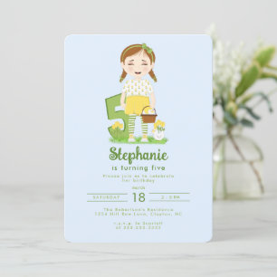 Invitation d'anniversaire de Tulip