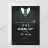 Invitation d'anniversaire de Tuxedo (Devant)