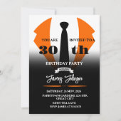 Invitation d'anniversaire de Tuxedo (Devant)