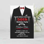 Invitation d'anniversaire de Tuxedo (Debout devant)