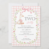 Invitation d'anniversaire de Two Silly Goose Bow W (Devant)