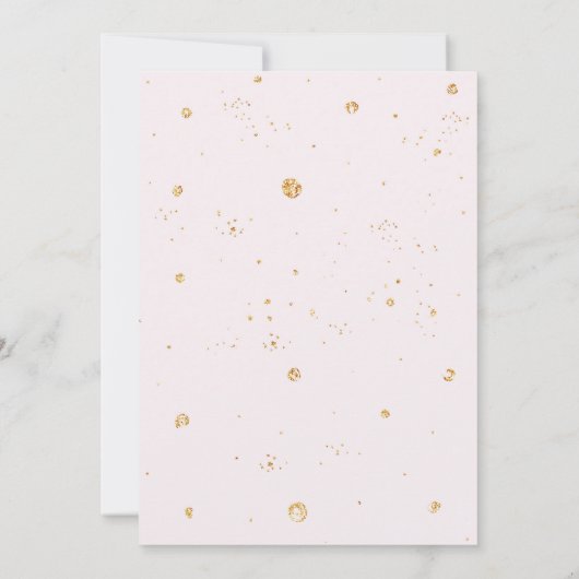 Invitation d'anniversaire de Unicorne Fairy invite (Dos)