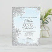 Invitation d'anniversaire de vacances d'hiver pour (Debout devant)