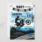 Invitation d'anniversaire de vélo (Devant)