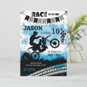 Invitation d'anniversaire de vélo (Debout devant)