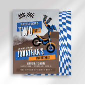 Invitation d'anniversaire de vélo tout terrain rap