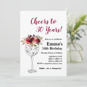 Invitation d'anniversaire de vin, Bravo ! (Debout devant)