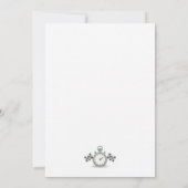 Invitation d'anniversaire de voiture de course (Dos)