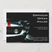 Invitation d'anniversaire de voiture de course ita (Dos)