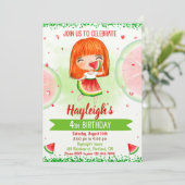 Invitation d'anniversaire de Watermelon (Debout devant)