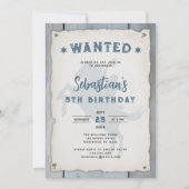 Invitation d'anniversaire de Western Rodeo (Devant)