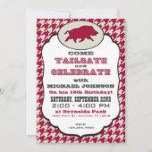 Invitation d'anniversaire de Wild Hog (Devant)